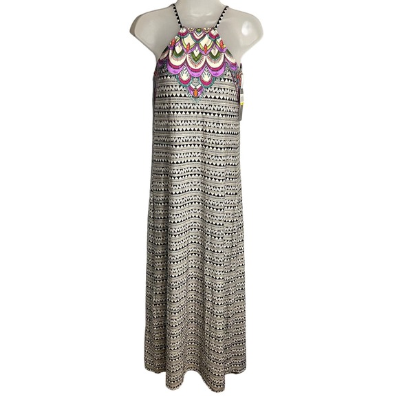 NWT Laundry by Shelli Segal Womens High Neck Dress Swim Cover Up Size Medium - Picture 1 of 10
